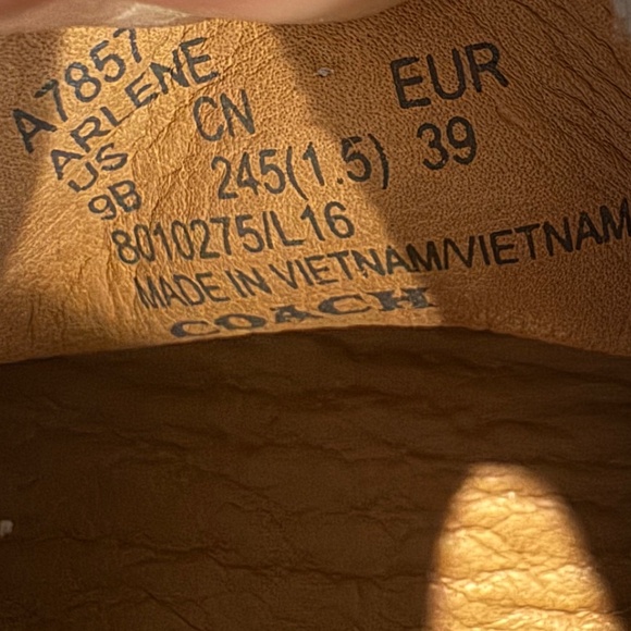 Coach ARLENE SUEDE Leather HORSE BIT Driving LOAFER Moccasin Light BLUE 9/39 - Picture 5 of 11